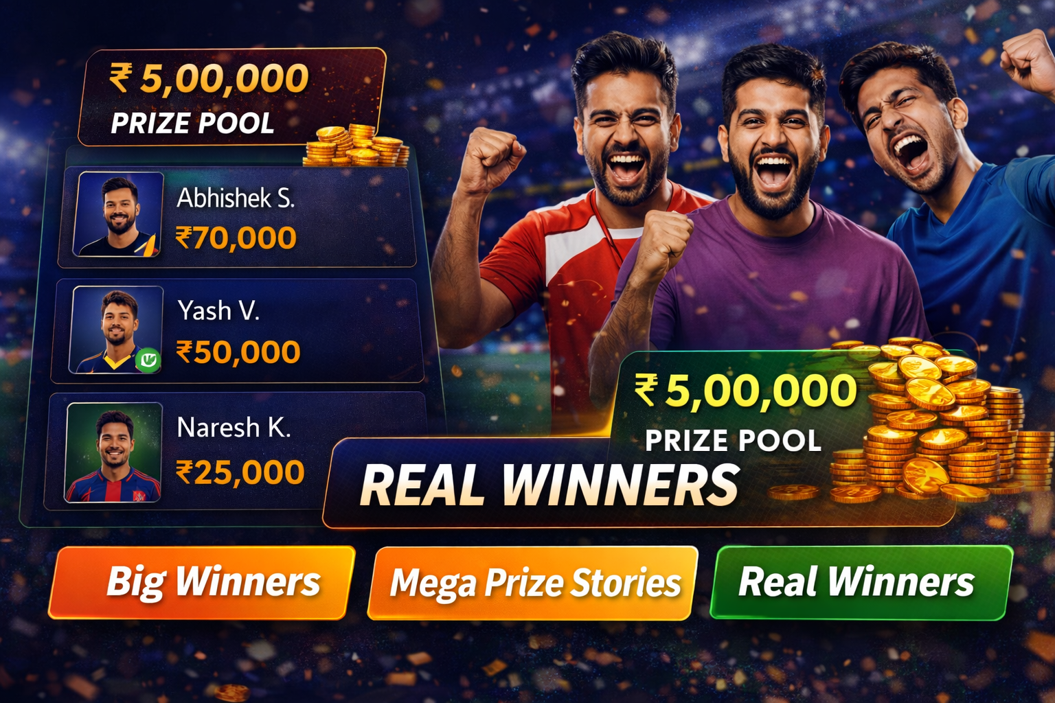 Come Guru Club fantasy cricket result notes