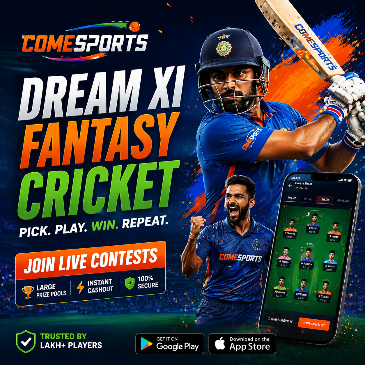 Come Guru Club fantasy sports main visual
